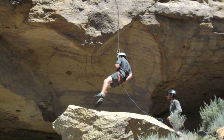 rock climbing program for teen boys